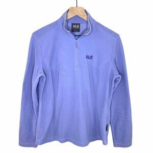 Jack Wolfskin Women’s Outdoor 1/4 Zip Fleece Jacket Size Large